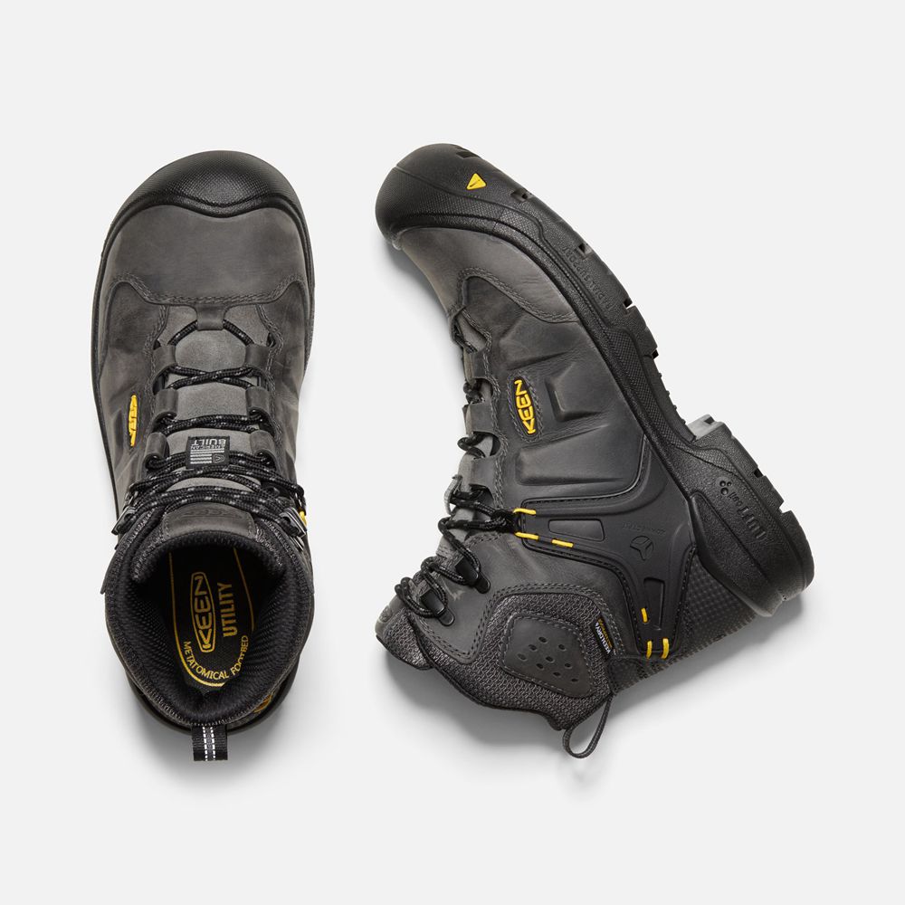 Keen Trekking Bot Erkek Siyah - Dover 6\" Wp (Carbon-Fiber Toe) - Türkiye SJPT60798